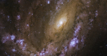 Hubble image of spiral galaxy NGC 4051