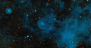 ultraviolet image of CW Leonis