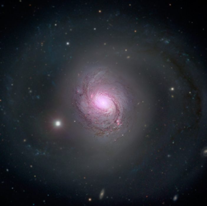 composite optical and X-ray image of NGC 1068