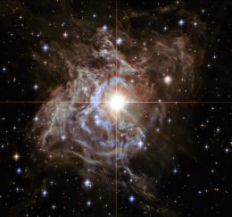 Hubble image of Cepheid variable star RS Puppis 