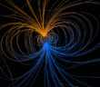 Visualization of Earth's magnetic field