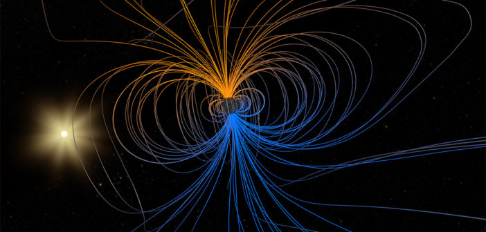 Visualization of Earth's magnetic field