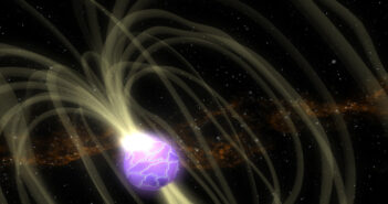 artist's impression of a magnetar