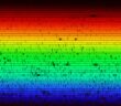 a representation of the Sun's spectrum