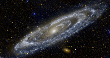 ultraviolet image of the Andromeda Galaxy