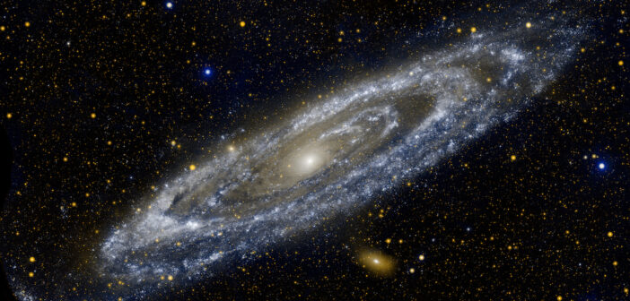 ultraviolet image of the Andromeda Galaxy