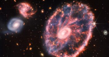 JWST image of the cartwheel galaxy