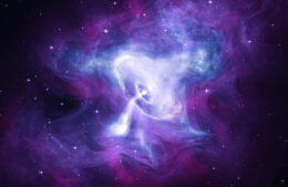 composite image of the Crab Nebula