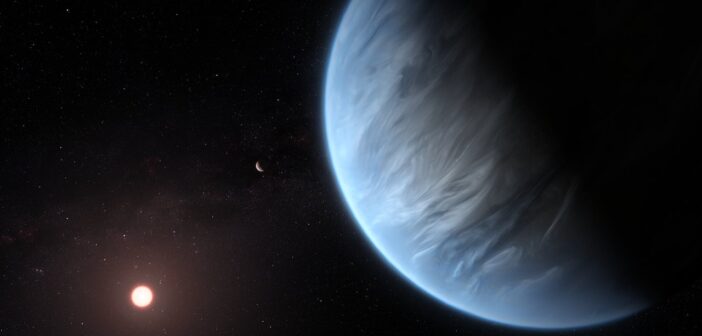 artist's impression of an exoplanet