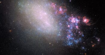 Hubble image of the galaxy NGC 4485