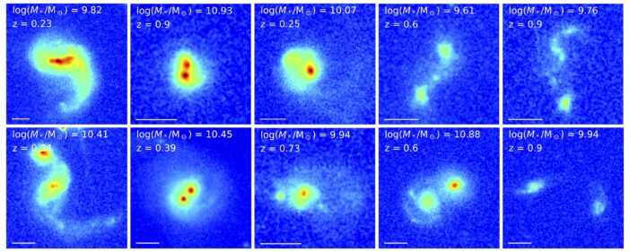 images of merging galaxy pairs