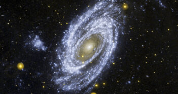 ultraviolet image of the spiral galaxy Messier 81