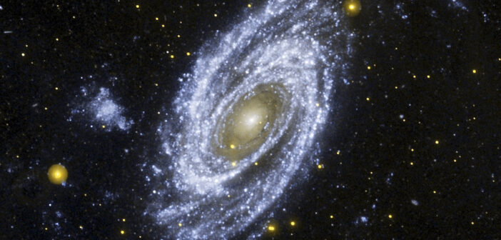 ultraviolet image of the spiral galaxy Messier 81