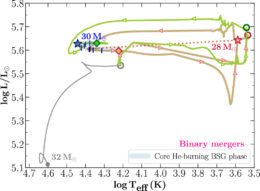 evolutionary track of a stellar merger product