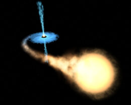 Artist’s illustration of an X-ray binary system