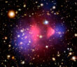 multi-wavelength image of the Bullet Cluster
