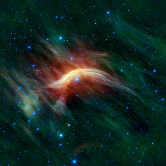 photograph of runaway star Zeta Ophiuchi