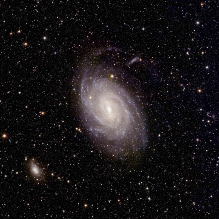 spiral galaxy NGC 6744 as seen by Euclid