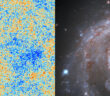 cosmic microwave background anisotropies and a supernova in a spiral galaxy