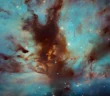 Hubble image of the Flame Nebula