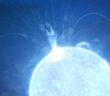 illustration of a flaring magnetar