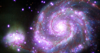 multi-wavelength image of Messier 51