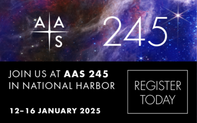 Join Us at AAS 245 in National Harbor