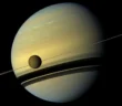 Titan and Saturn