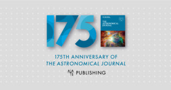 banner announcing the 175th anniversary of the Astronomical Journal