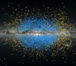 locations of stars in two newly discovered Milky Way substructures