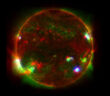 multi-wavelength image of the Sun