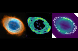 three views of the Ring Nebula