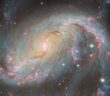 spiral galaxy NGC 1672