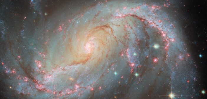 spiral galaxy NGC 1672