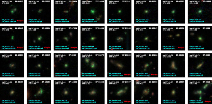 galaxies containing green seeds