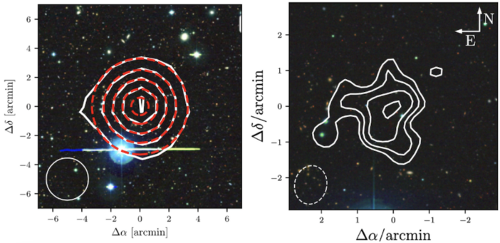 neutral hydrogen density contours for Cloud-9