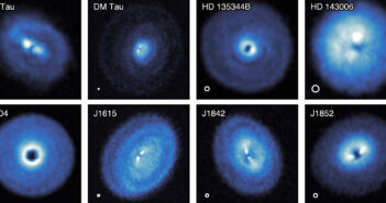 radio images of eight protoplanetary disks