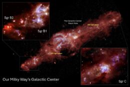 infrared images of the center of the Milky Way