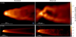 simulated black hole jets