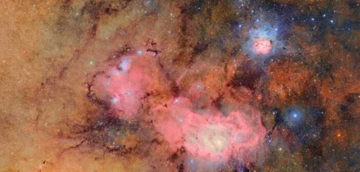 Lagoon and Trifid Nebulae