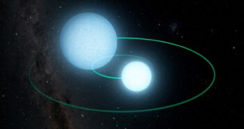 Kickin’ It into Overdrive with Stellar Escapees Illustration of a binary system containing two white dwarfs
