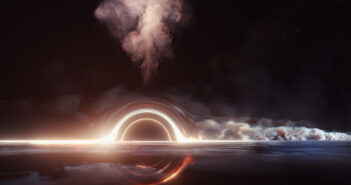 Investigation of the First Radio-Bright Off-Nuclear Tidal Disruption Event Illustration of a tidal disruption event