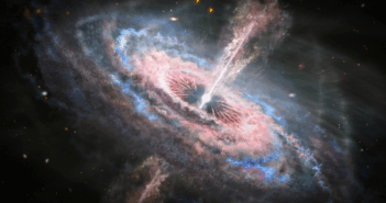 quasar artist's concept