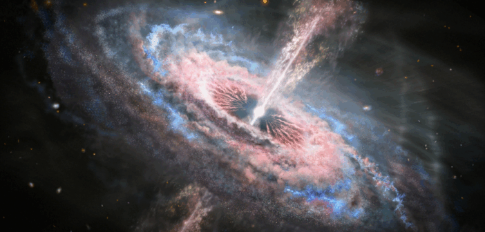 quasar artist's concept