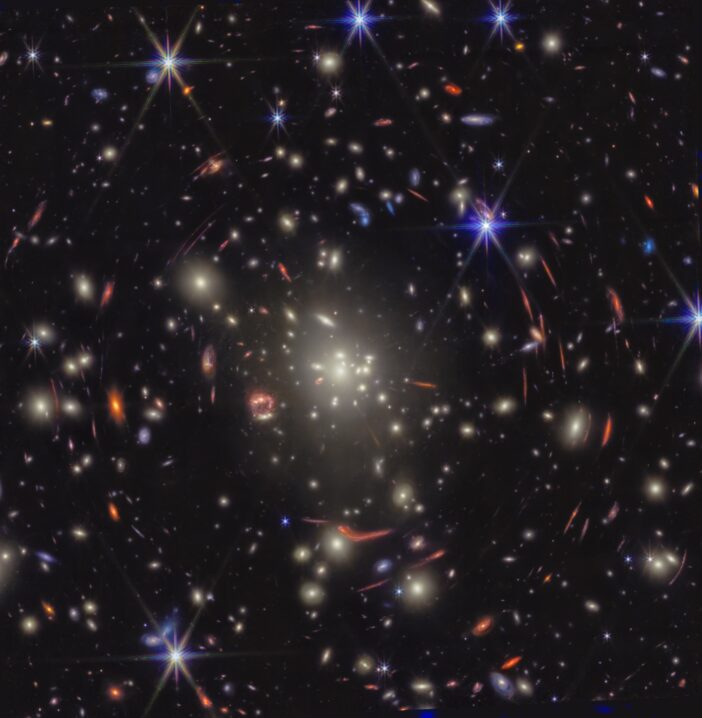 JWST image of galaxy cluster MACS J0308+2645