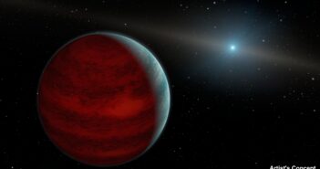 gas giant orbiting white dwarf
