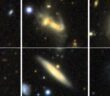images of six galaxies