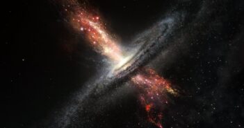 Illustration of an active galactic nucleus