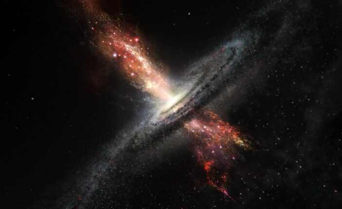 Illustration of an active galactic nucleus