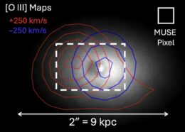 MUSE observations showing ionized gas within A402-BCG